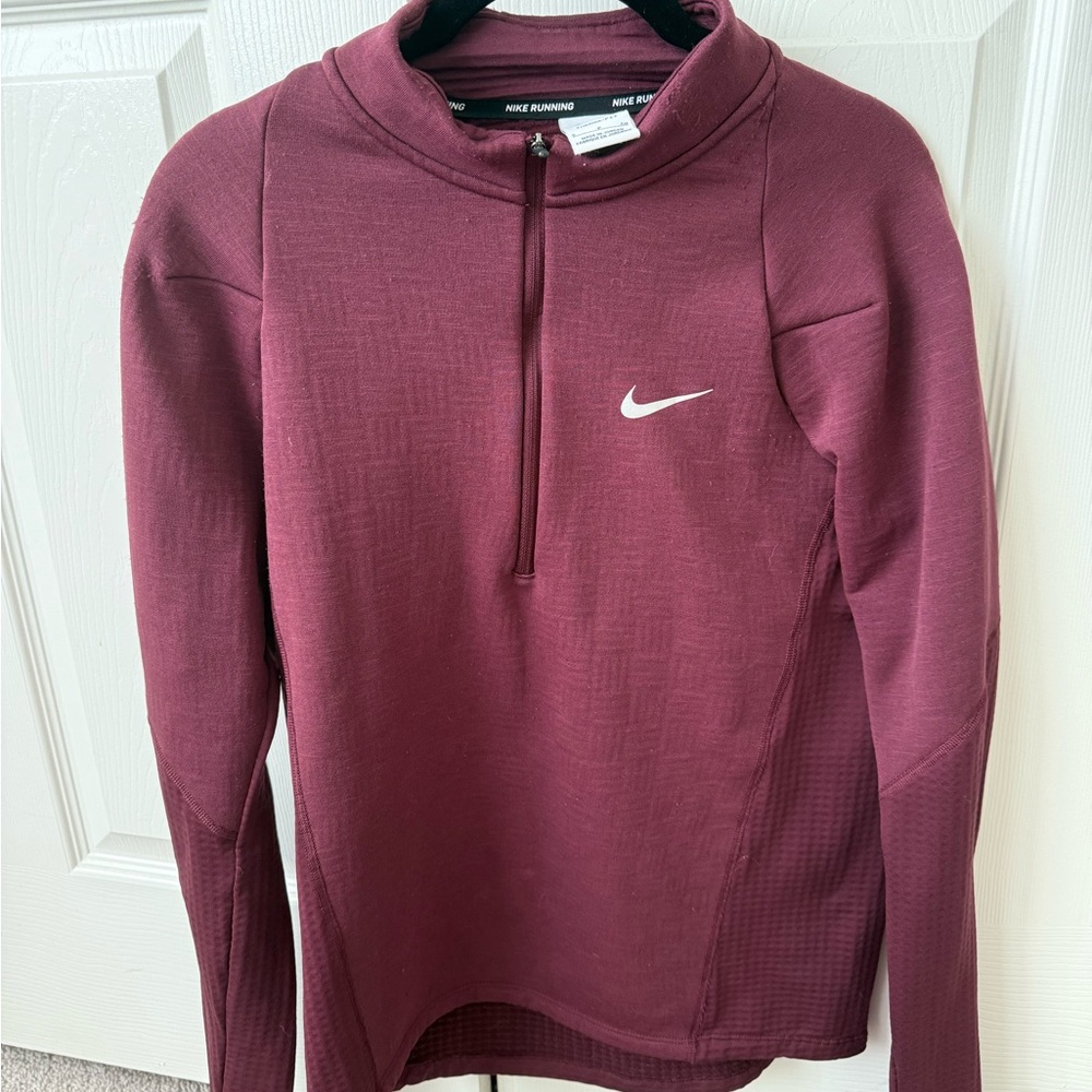 Nike Burgundy Therma-Fit Running Jacket